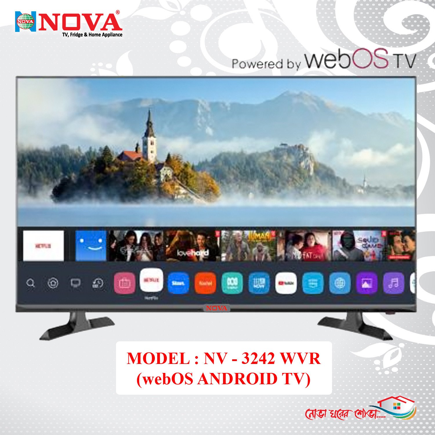 NOVA webOS Android LED TV 32"
