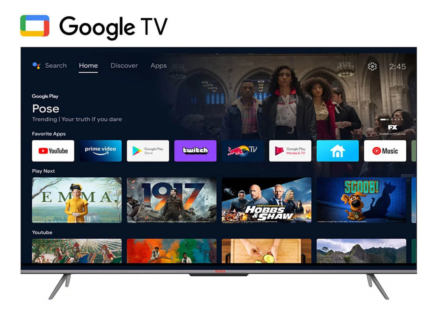 NOVA Google Android TV 65"